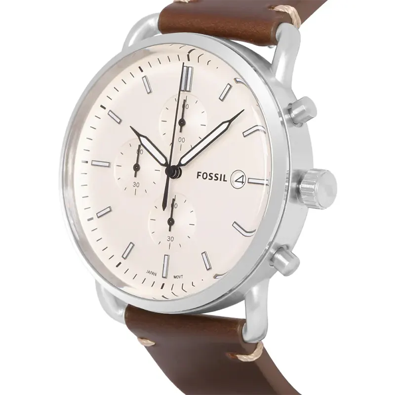 Fossil Commuter Quartz Cream Dial Men's Watch- FS5402